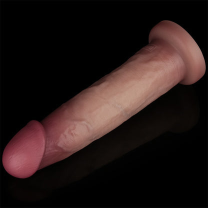 LOVETOY - 9'' SLIDING SKIN PRO II DUAL LAYER SILICONE DONG