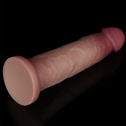 LOVETOY - 9'' SLIDING SKIN PRO II DUAL LAYER SILICONE DONG