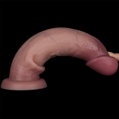 LOVETOY - 9'' SLIDING SKIN PRO II DUAL LAYER SILICONE DONG