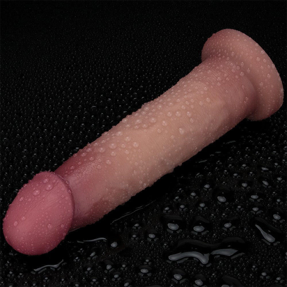 LOVETOY - 9'' SLIDING SKIN PRO II DUAL LAYER SILICONE DONG