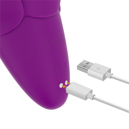 LOVETOY - FLICKER RECHARGEABLE VIBRATOR PURPLE