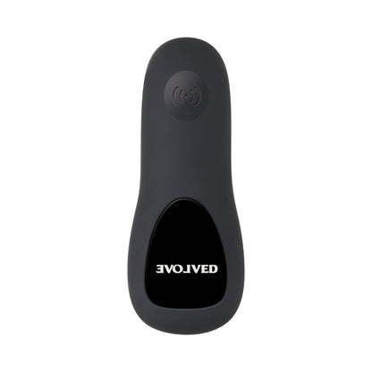 EVOLVED PLUG & PLAY RECHARGEABLE REMOTE-CONTROLLED VIBRATING SILICONE ANAL PLUG BLACK