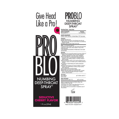 LITTLE GENIE - PROBLO NUMBING SPRAY- CHERRY