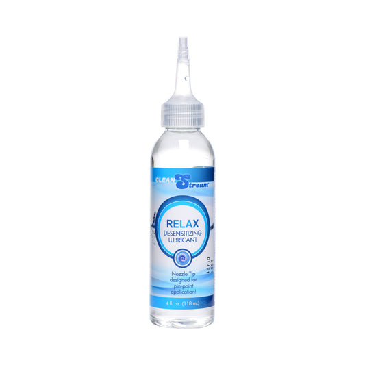 XR BRANDS - CLEANSTREAM RELAX DESENSITIZING NOZZLE TIP LUBRICANT 4 OZ.