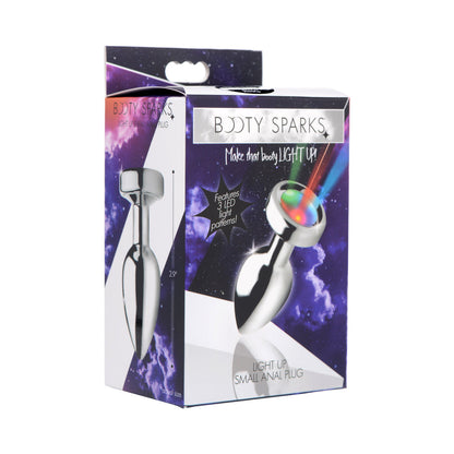 XR BRANDS - BOOTY SPARKS LIGHT UP ANAL PLUG SMALL
