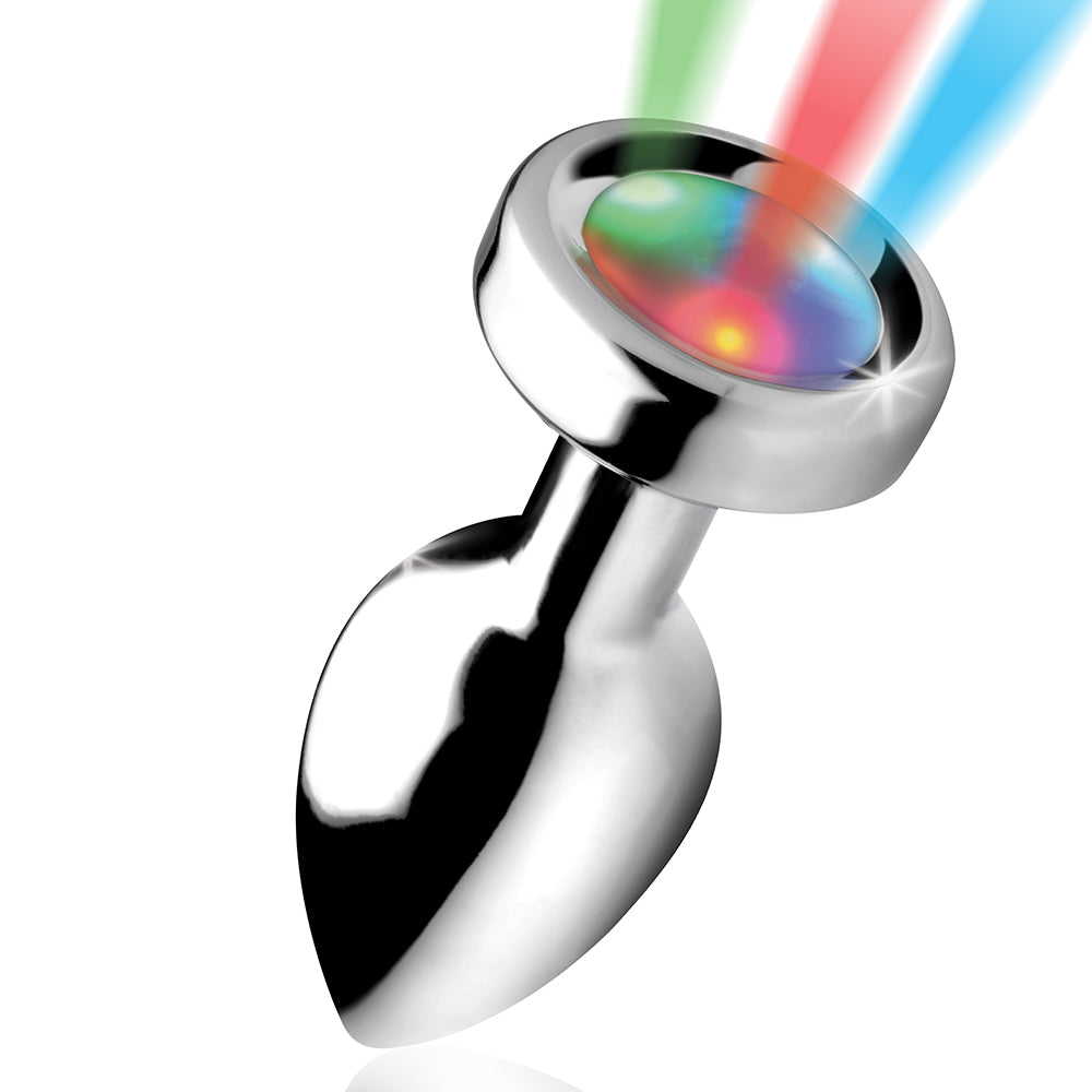 XR BRANDS - BOOTY SPARKS LIGHT UP ANAL PLUG SMALL