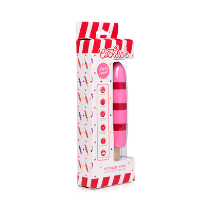 MARCAS XR - VIBRADOR PALETA HELADA COCKSICLE TICKLIN' PINK 10X
