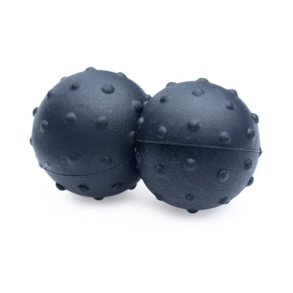 XR BRANDS - MASTER SERIES DRAGON''S ORBS NUBBED SILICONE MAGNETIC BALLS