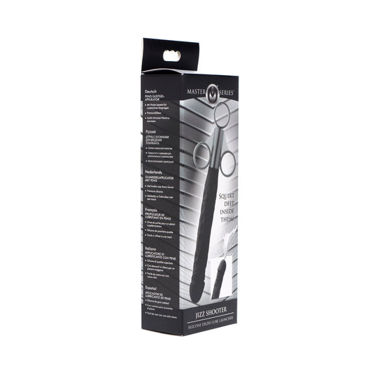 XR BRANDS - MASTER SERIES JIZZ SHOOTER SILICONE DILDO LUBE LAUNCHER