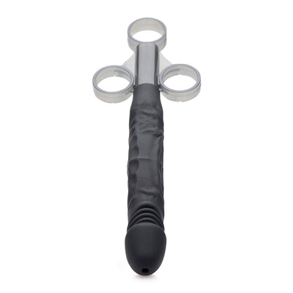 XR BRANDS - MASTER SERIES JIZZ SHOOTER SILICONE DILDO LUBE LAUNCHER