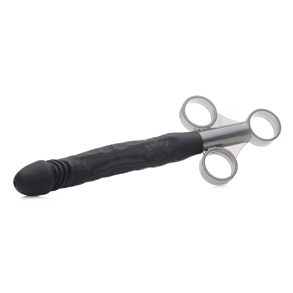 XR BRANDS - MASTER SERIES JIZZ SHOOTER SILICONE DILDO LUBE LAUNCHER