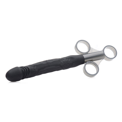 XR BRANDS - MASTER SERIES JIZZ SHOOTER SILICONE DILDO LUBE LAUNCHER