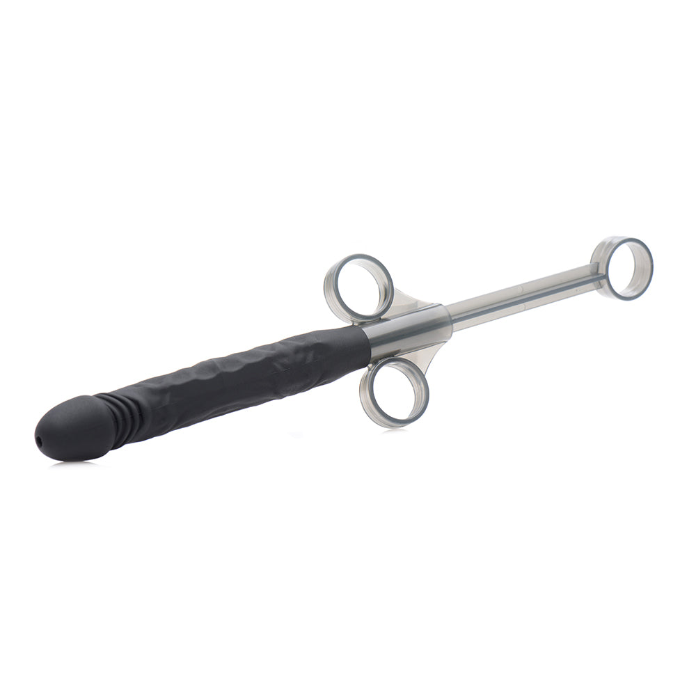 XR BRANDS - MASTER SERIES JIZZ SHOOTER SILICONE DILDO LUBE LAUNCHER