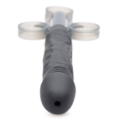 XR BRANDS - MASTER SERIES JIZZ SHOOTER SILICONE DILDO LUBE LAUNCHER
