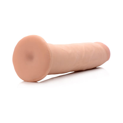 USA COCKS 10 IN. AMERISKIN DUAL DENSITY DILDO LIGHT