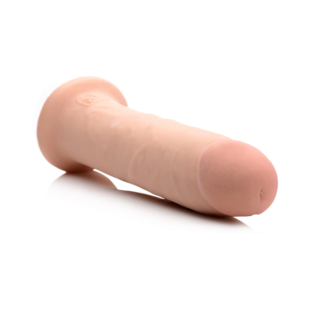 USA COCKS 10 IN. AMERISKIN DUAL DENSITY DILDO LIGHT