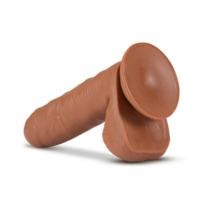 COLORETE - DILDO REALISTA LOVERBOY DEREK EL CAMARERO DE 7 PULGADAS CON TESTÍCULOS COLOR CANELA