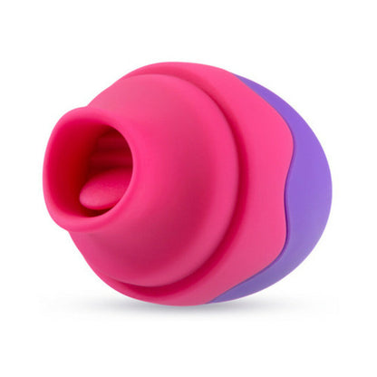 ARIA FLUTTER TONGUE RECHARGEABLE SILICONE FLICKING VIBRATOR PURPLE