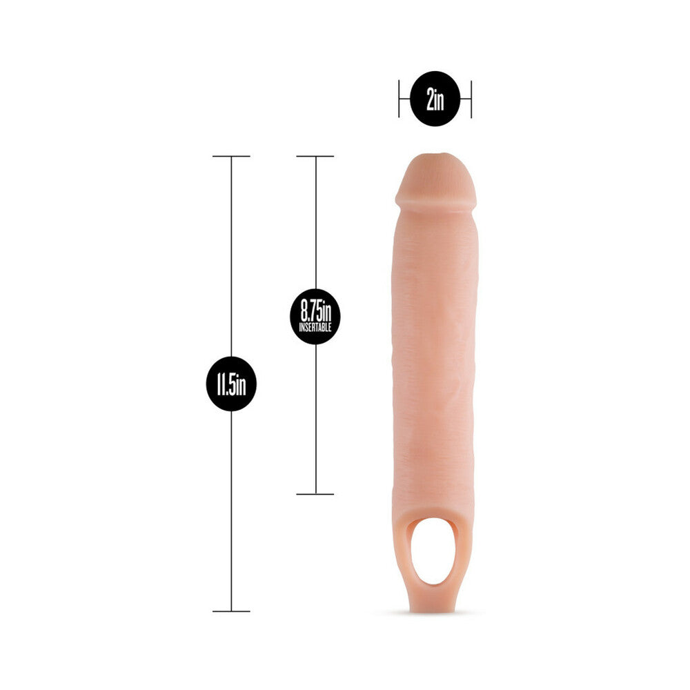 BLUSH - PERFORMANCE 11.5 IN. COCK SHEATH PENIS EXTENDER SLING BEIGE