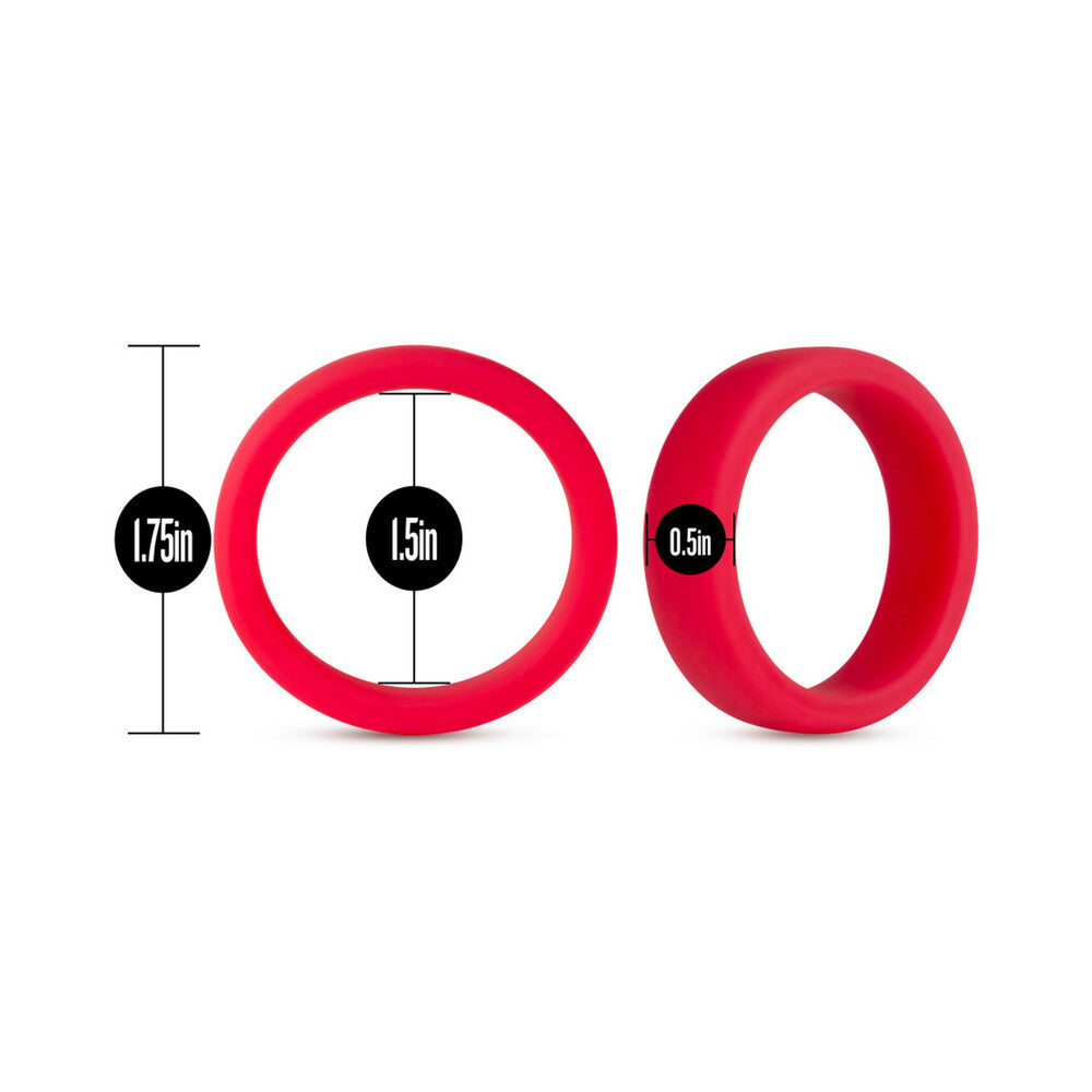 PERFORMANCE SILICONE GO PRO COCK RING RED