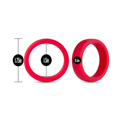 PERFORMANCE SILICONE GO PRO COCK RING RED