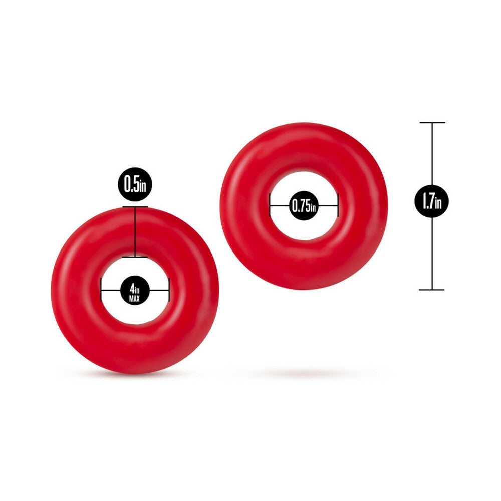 BLUSH - STAY HARD DONUT RINGS OVERSIZED COCKRING 2 PACK