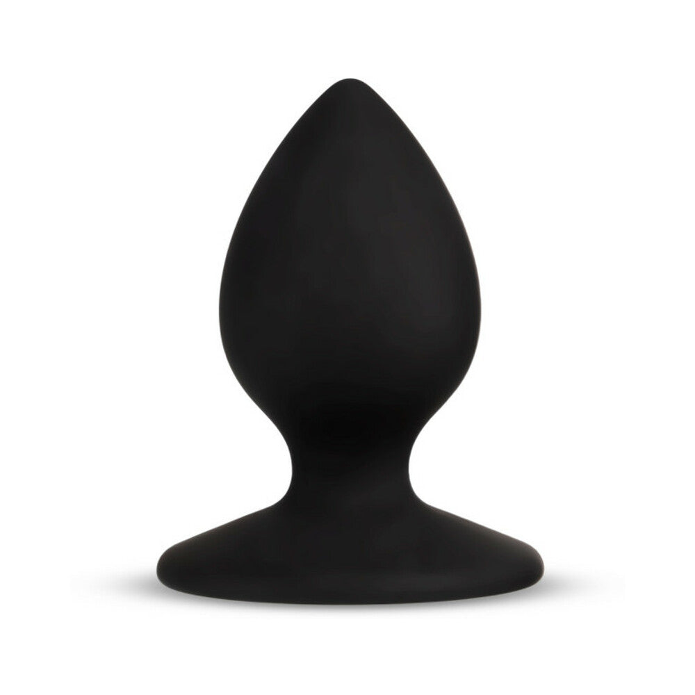 TEMPTASIA ''SLUT'' SILICONE ANAL PLUG BLACK