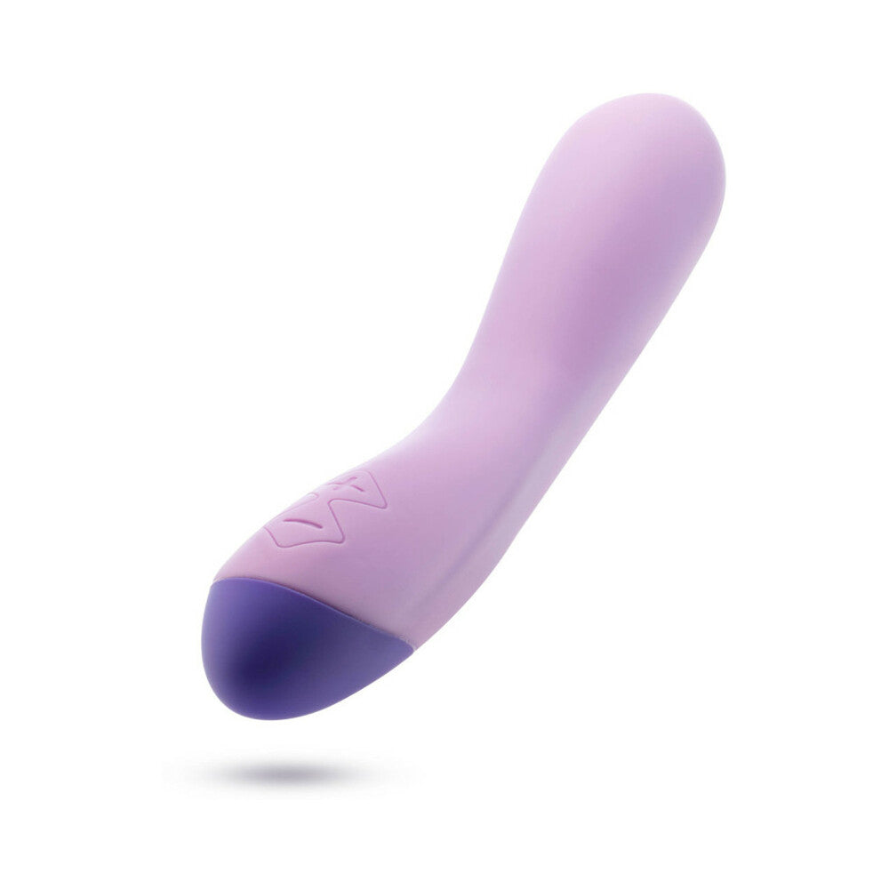 WELLNESS G CURVE RECHARGEABLE SILICONE G-SPOT VIBRATOR PURPLE