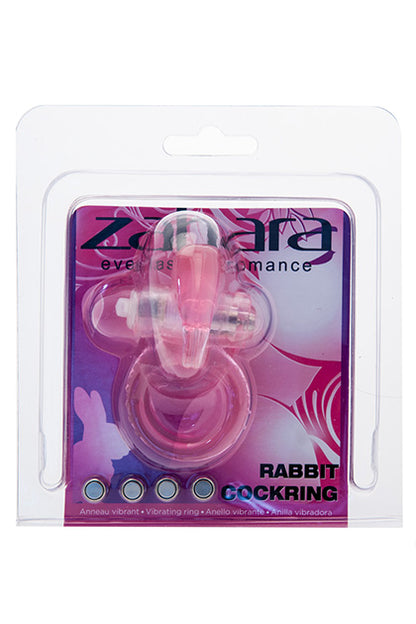 ZAHARA - ANILLA CONEJO ROSA TRANSP PACK 48