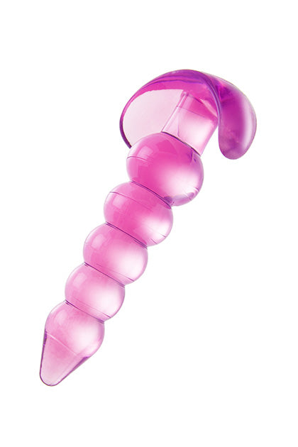 Zahara Bubble Anal Plug Clear Pink