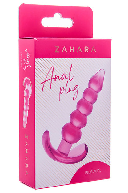 Zahara Bubble Anal Plug Clear Pink