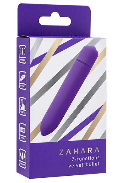 ZAHARA - PURPLE - ZAHARA 7 FUNCTIONS VELVET BULLET