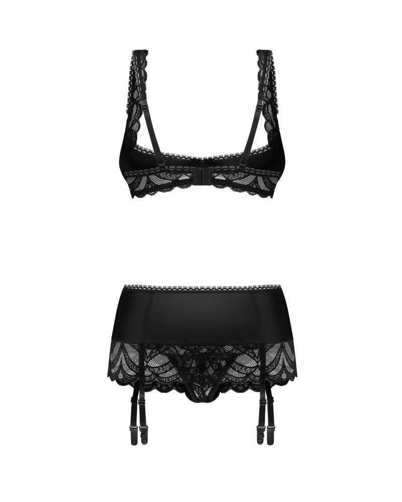OBSESSIVE - LECILLE 3-PCS CROTCHLESS SET - S/M