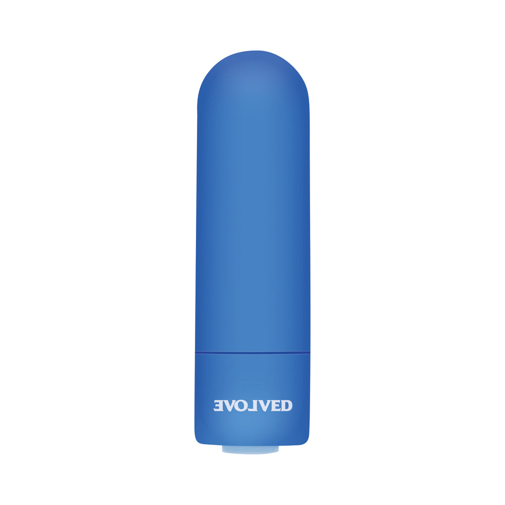 EVOLVED - FINGERLICIOUS RECHARGEABLE SILICONE FINGER VIBRATOR BLUE
