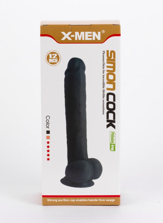 X-MEN - X-MEN LOUIS 12" COCK BLACK