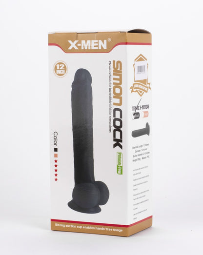 X-MEN - X-MEN LOUIS 12" COCK BLACK