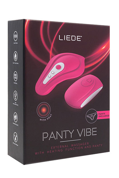 LIEBE - PANTY VIBE RECARGABLE CERISE S-M