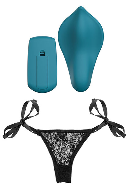 LIEBE - PANTY VIBE RECARGABLE OCEAN BLUE L-3XL