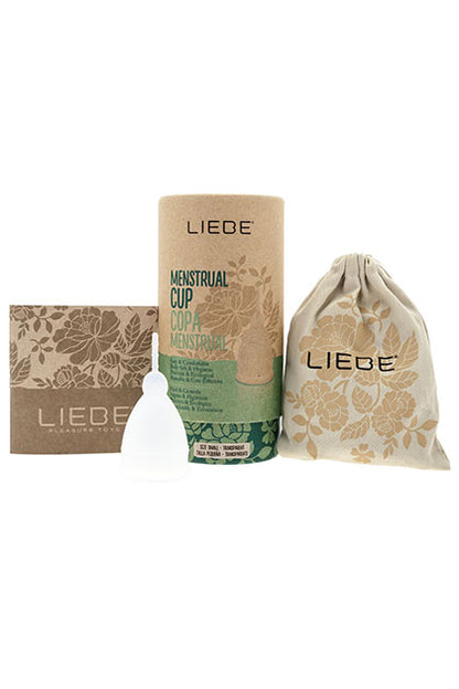 LIEBE MENSTRUAL CUP TRANSPARENT SMALL