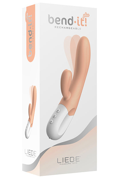 LIEBE - BEND IT PLUS RECHARGEABLE PEACH