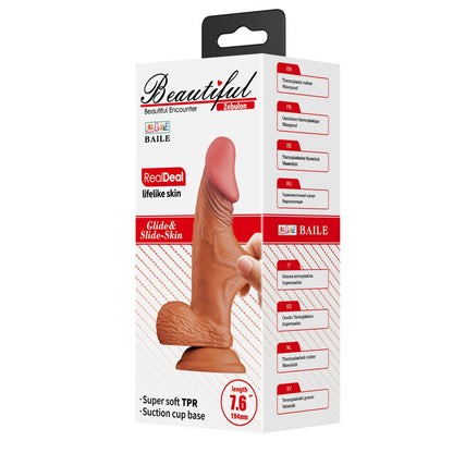 DEBRA - BEAUTIFUL ZEBULON 7,6 " DILDO BROWN