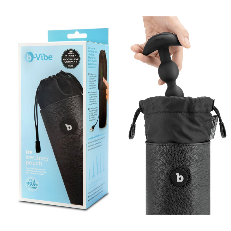 B-VIBE UV STERLIZER POUCH BLACK