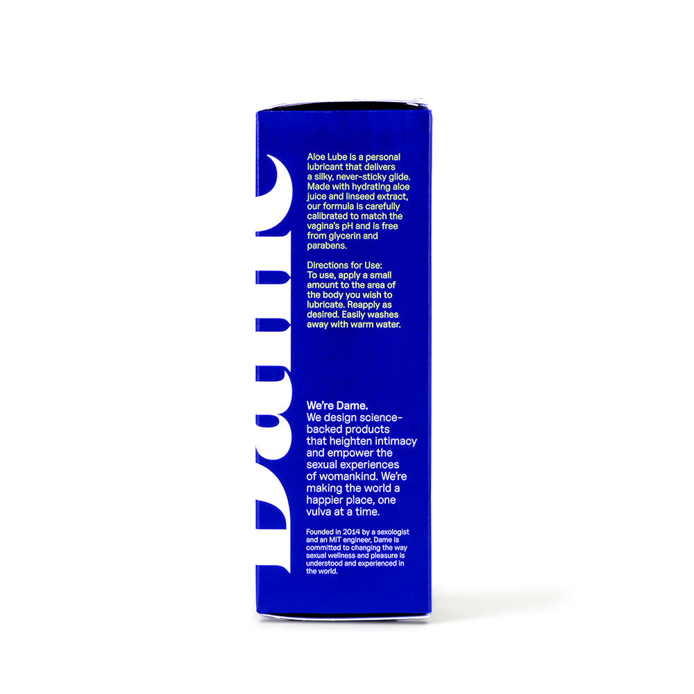 DAME - ALOE LUBE PERSONAL LUBRICANT 4 OZ.