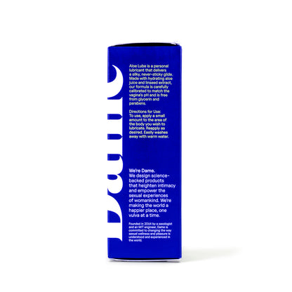 DAME - ALOE LUBE PERSONAL LUBRICANT 4 OZ.