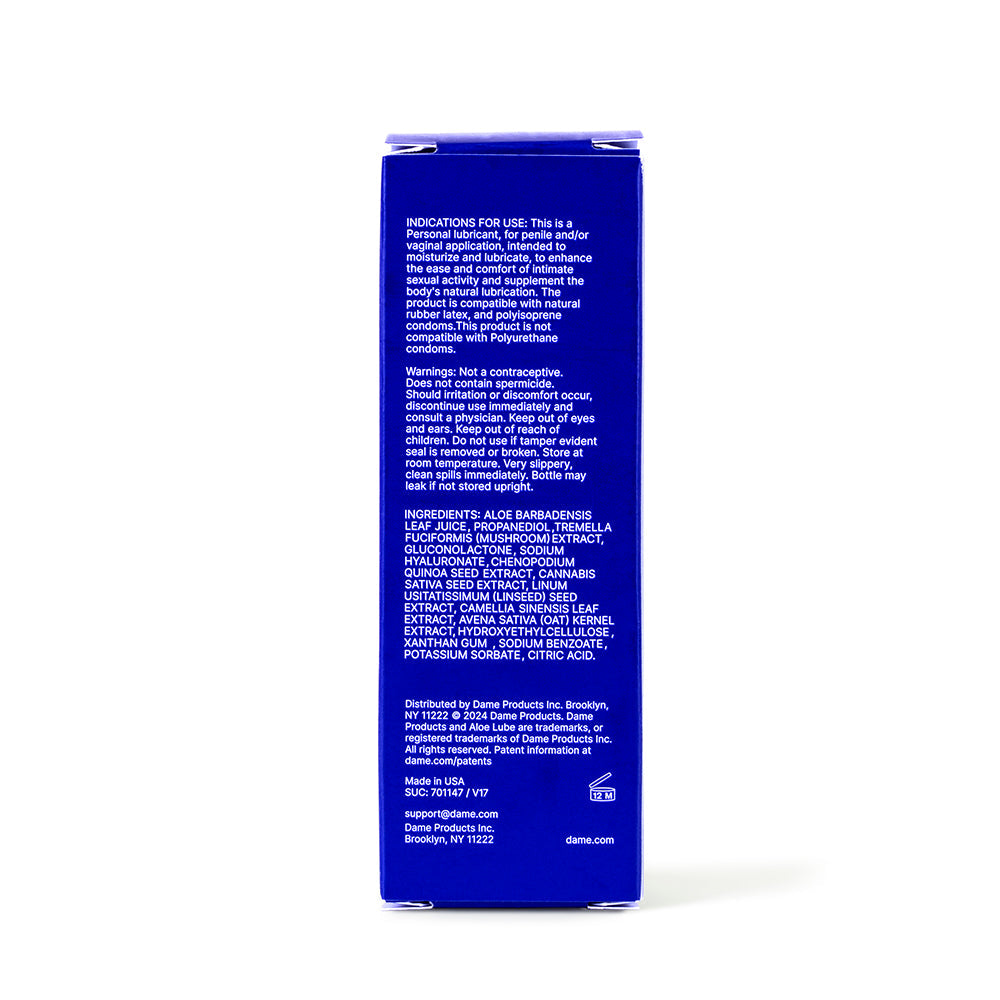 DAME - ALOE LUBE PERSONAL LUBRICANT 4 OZ.