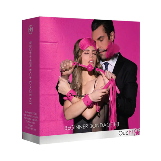 OUCH! 6-PIECE BEGINNER BONDAGE KIT PINK