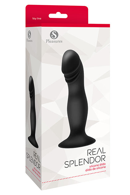 S PLEASURES - REAL SPLENDOR DILDO BLACK