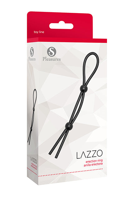 S PLEASURES - ANILLO LAZZO NEGRO