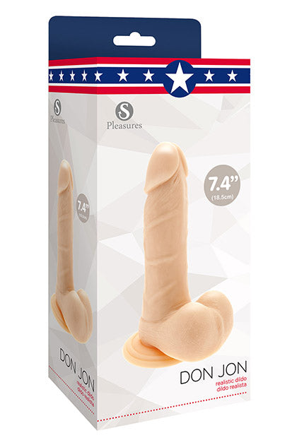 S PLEASURES - DON JON REALISTIC DILDO 18,5 CM