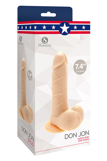S PLEASURES - DON JON REALISTIC DILDO 18,5 CM